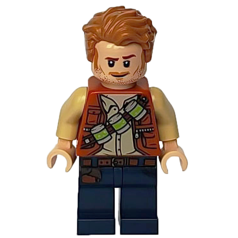 Owen Grady and Red Motorbike Owen Grady and Red Motorbike