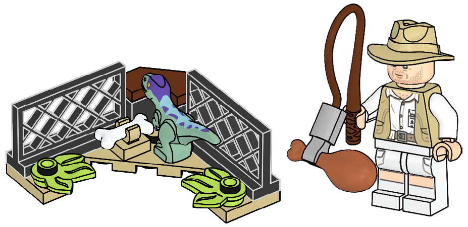 Robert Muldoon and Baby Raptor