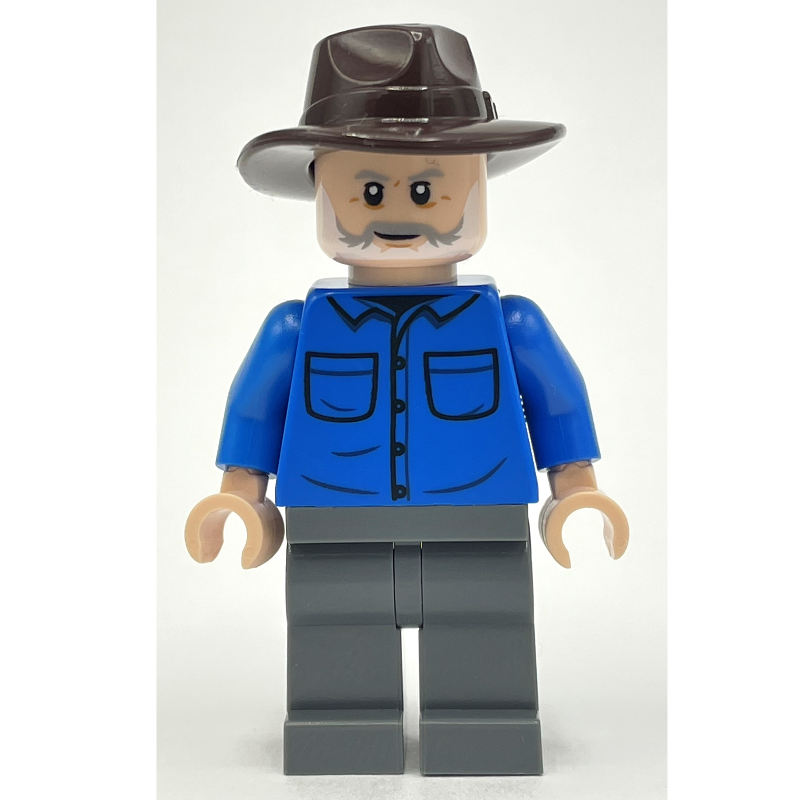 Alan Grant and Dino Skeleton